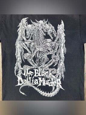 The Black Dahlia Murder T-Shirt Large Death Metal Band Tee Concert Tour Merch